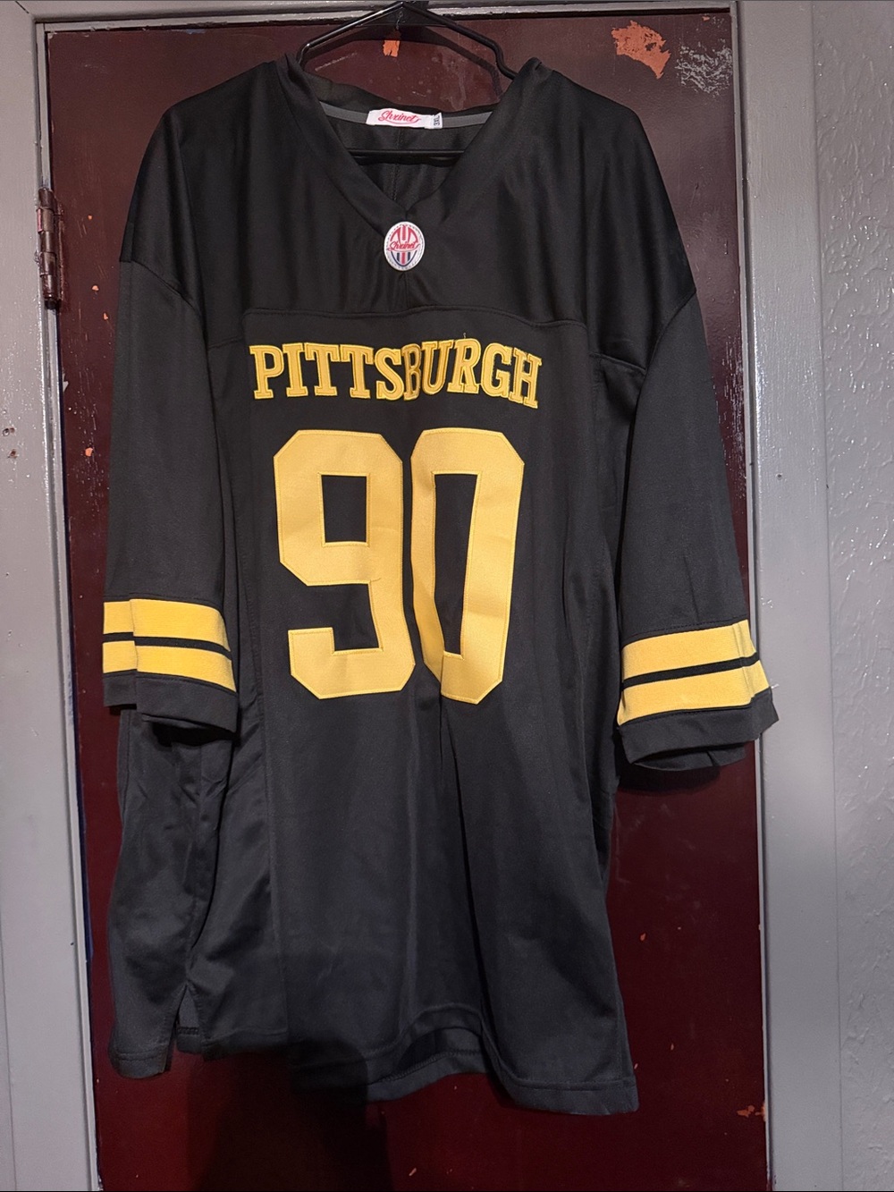 Pittsburgh 90 Black & Gold Men’s Jersey Shirt by Starter
